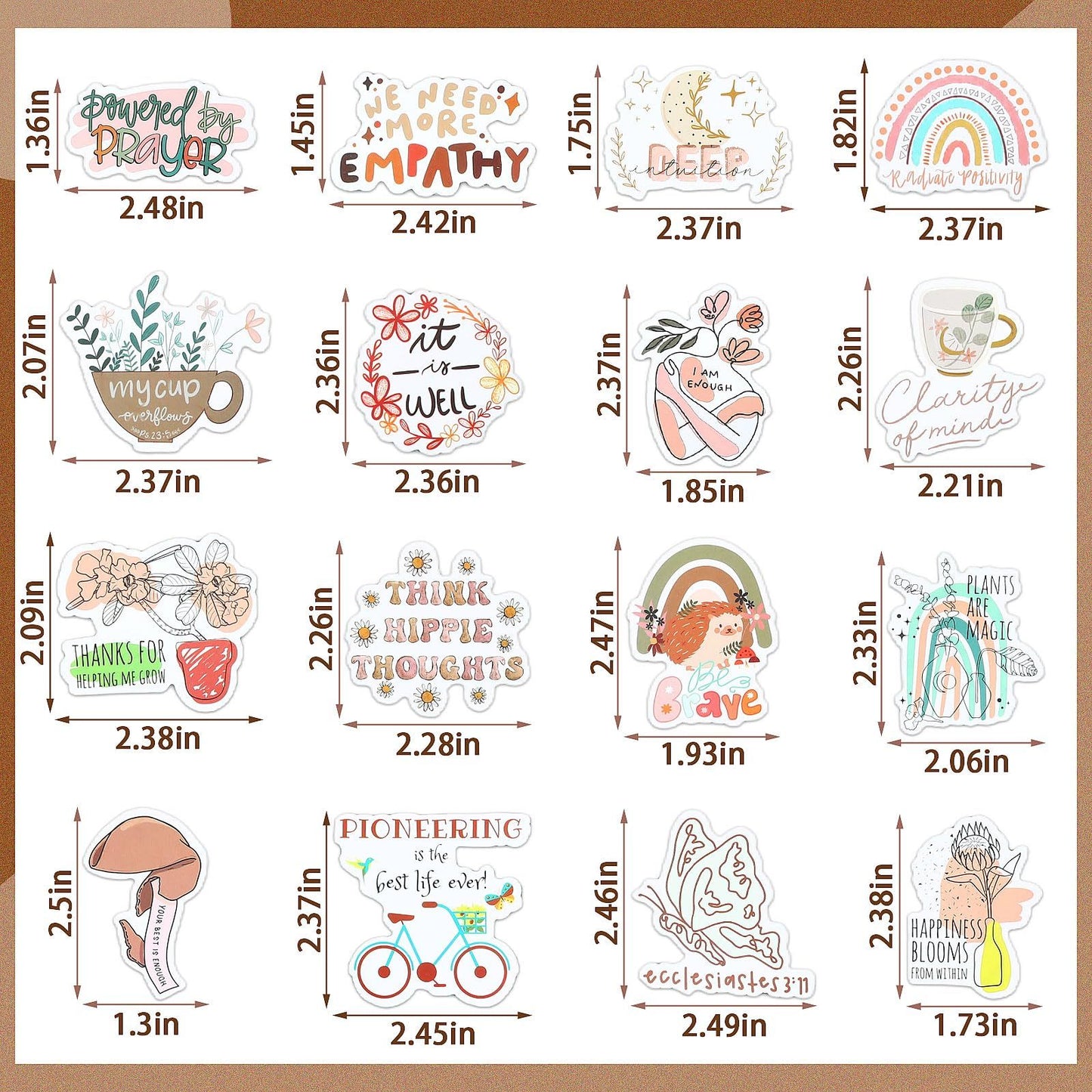 Bible Verse Stickers, Inspirational Christian, Boho Bible Prayer Board, Religious Faith Phrase Stickers Study Supplies For Journaling Scrapbook,